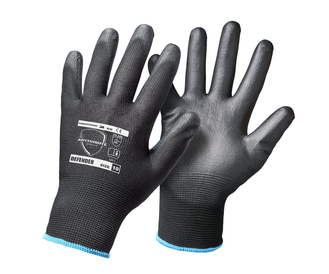DEFENDER PU Montagehandschuhe – Präzision und Schutz für Feinmontage & Handwerk