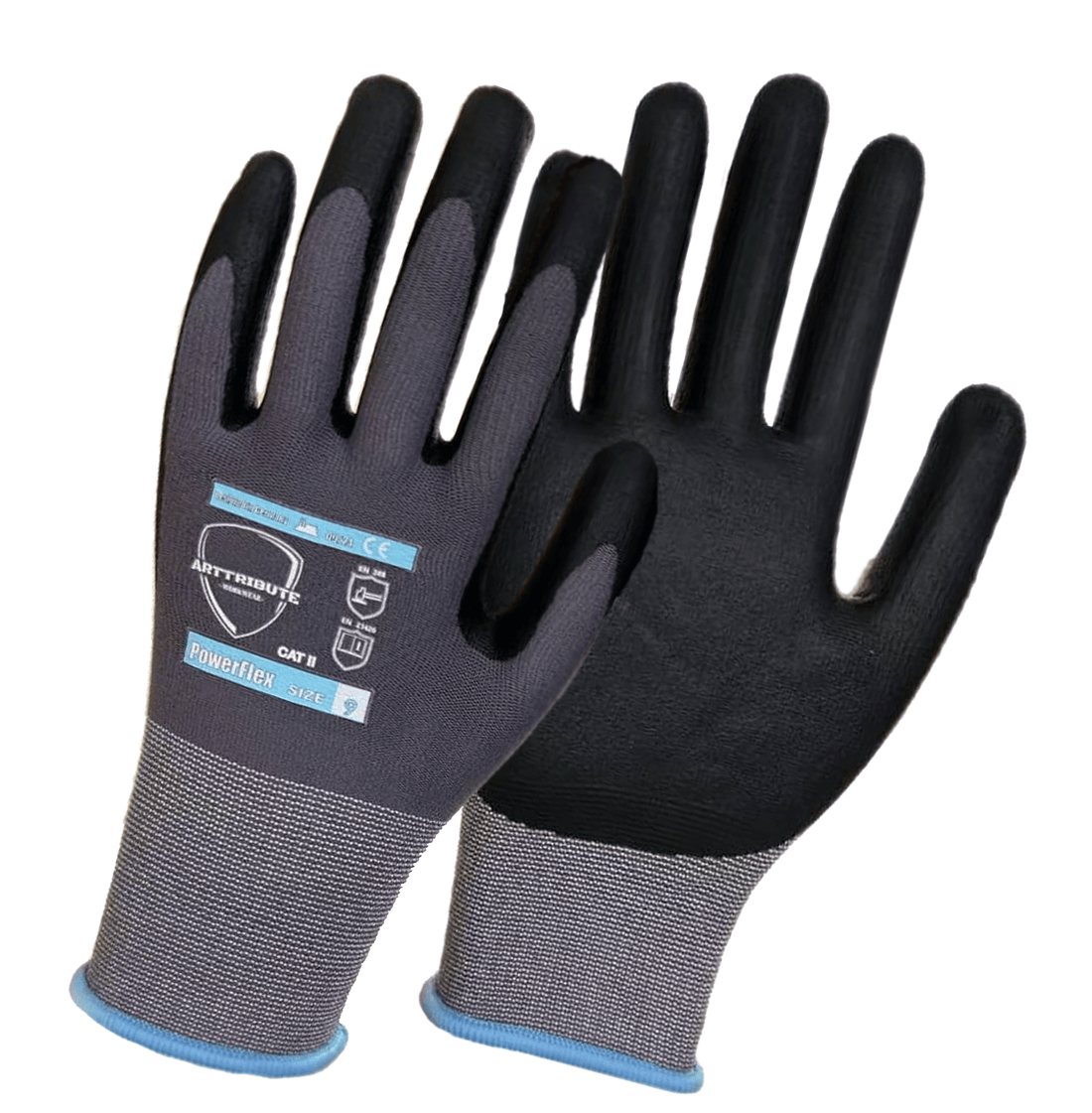 POWERFLEX Nitril Arbeitshandschuhe – griffsicher und fusselfrei für Profis in Industrie & Handwerk