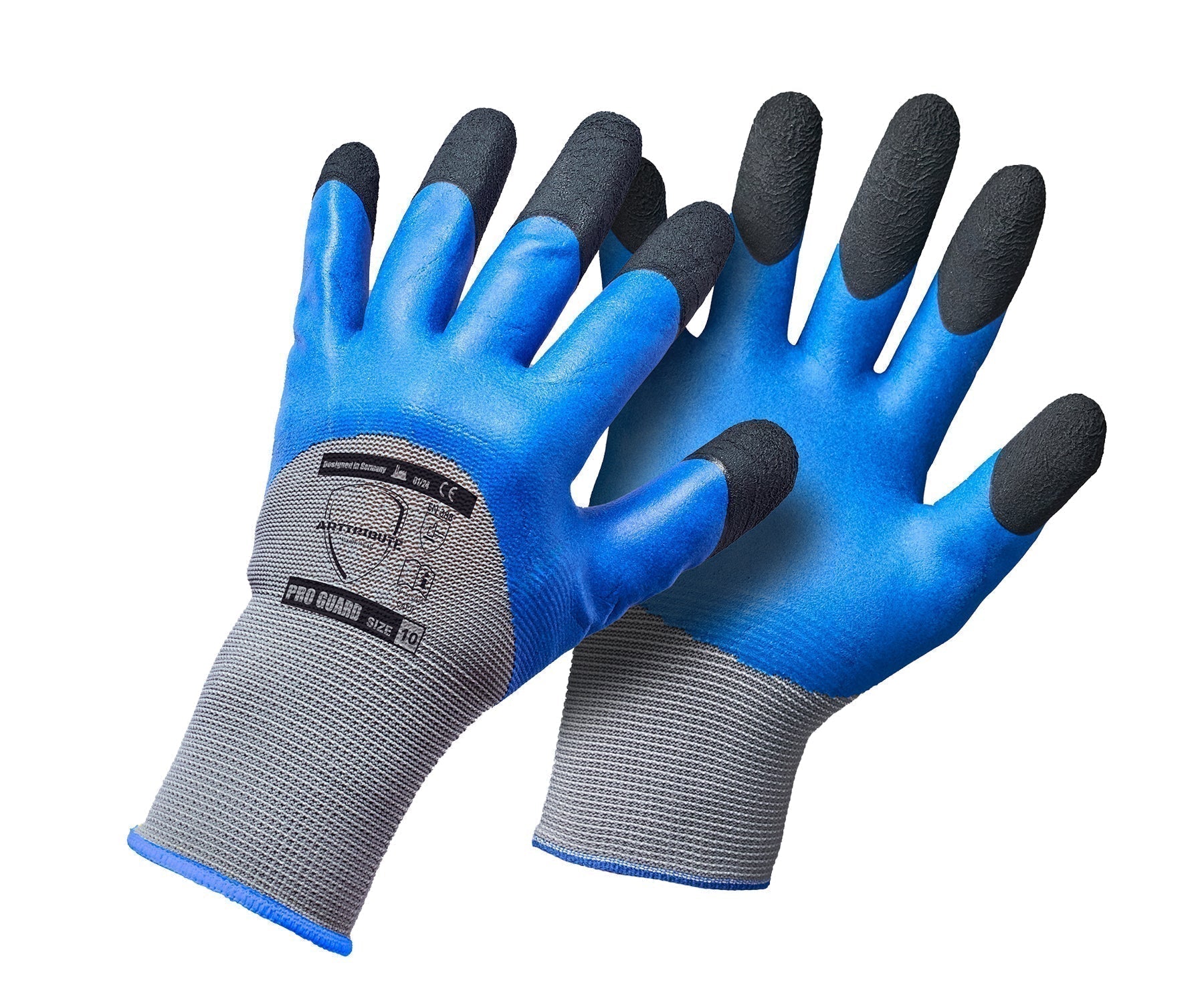PROGUARD FOAM-Latex Arbeitshandschuhe – doppelte Beschichtung für maximale Griffigkeit