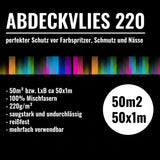 Abdeckvlies 220 g/m² Logo – Arttribute Bauhilfsmittel