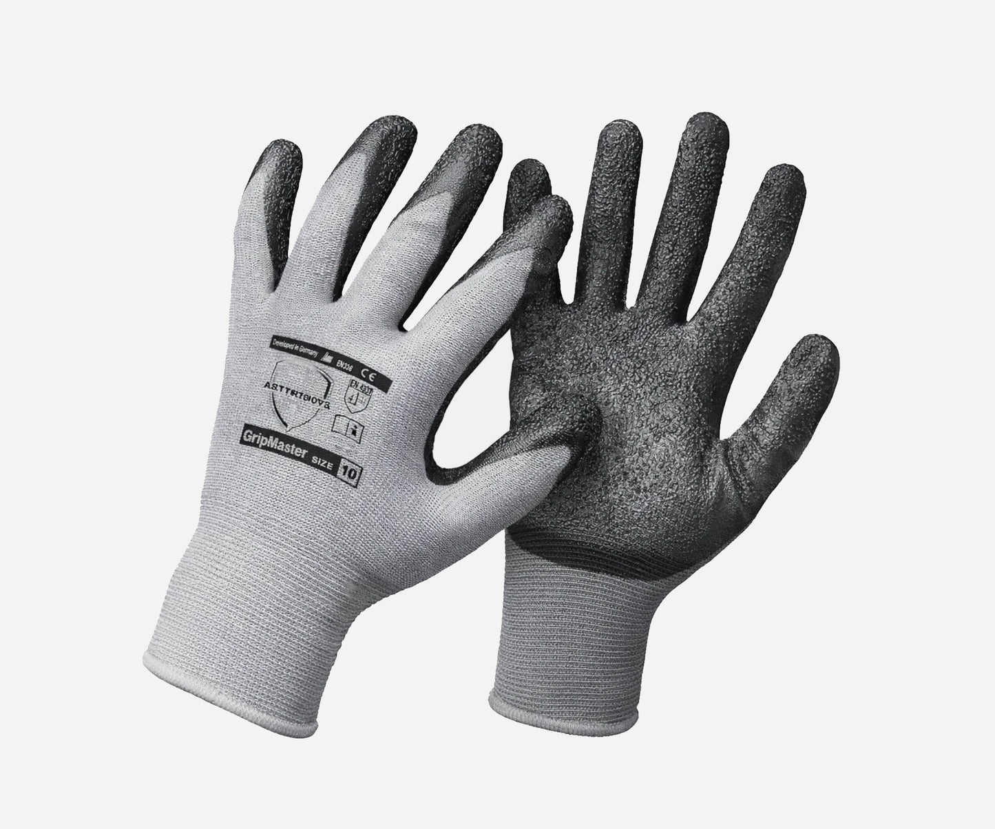 Schrumpf Latex Arbeitshandschuhe GripMaster Grey
