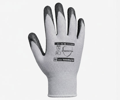 Schrumpf Latex Arbeitshandschuhe GripMaster Grey