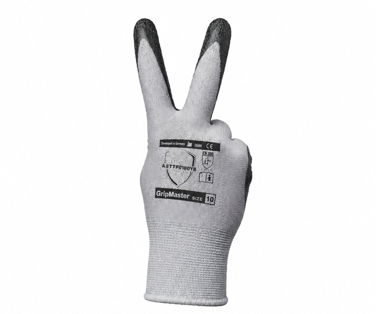 Schrumpf Latex Arbeitshandschuhe GripMaster Grey