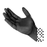Gripmaster N Black Nitrilhandschuhe – Diamantstruktur Detailansicht