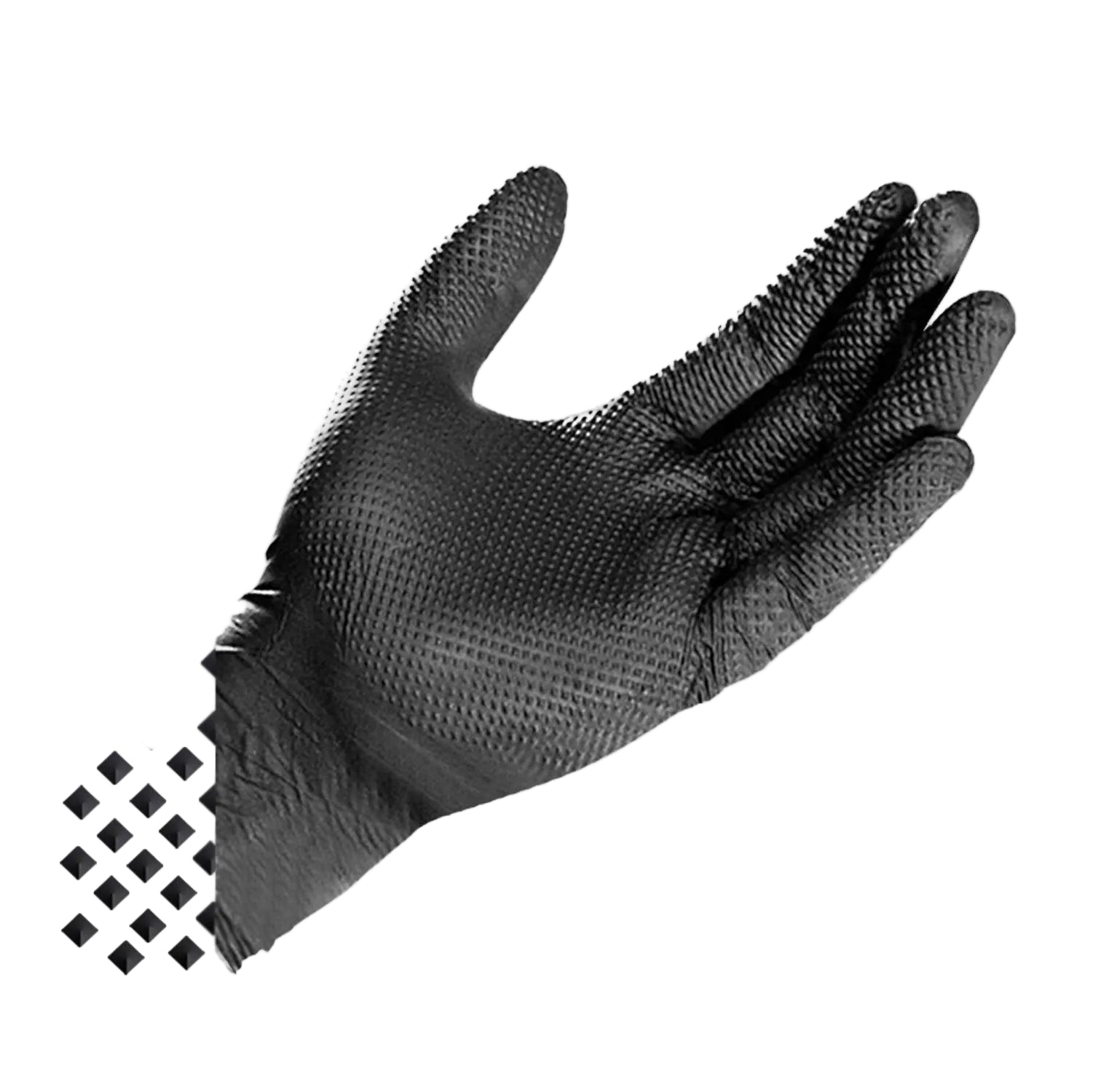 Nitrilhandschuhe schwarz 0,2mm – Grip & Sicherheit