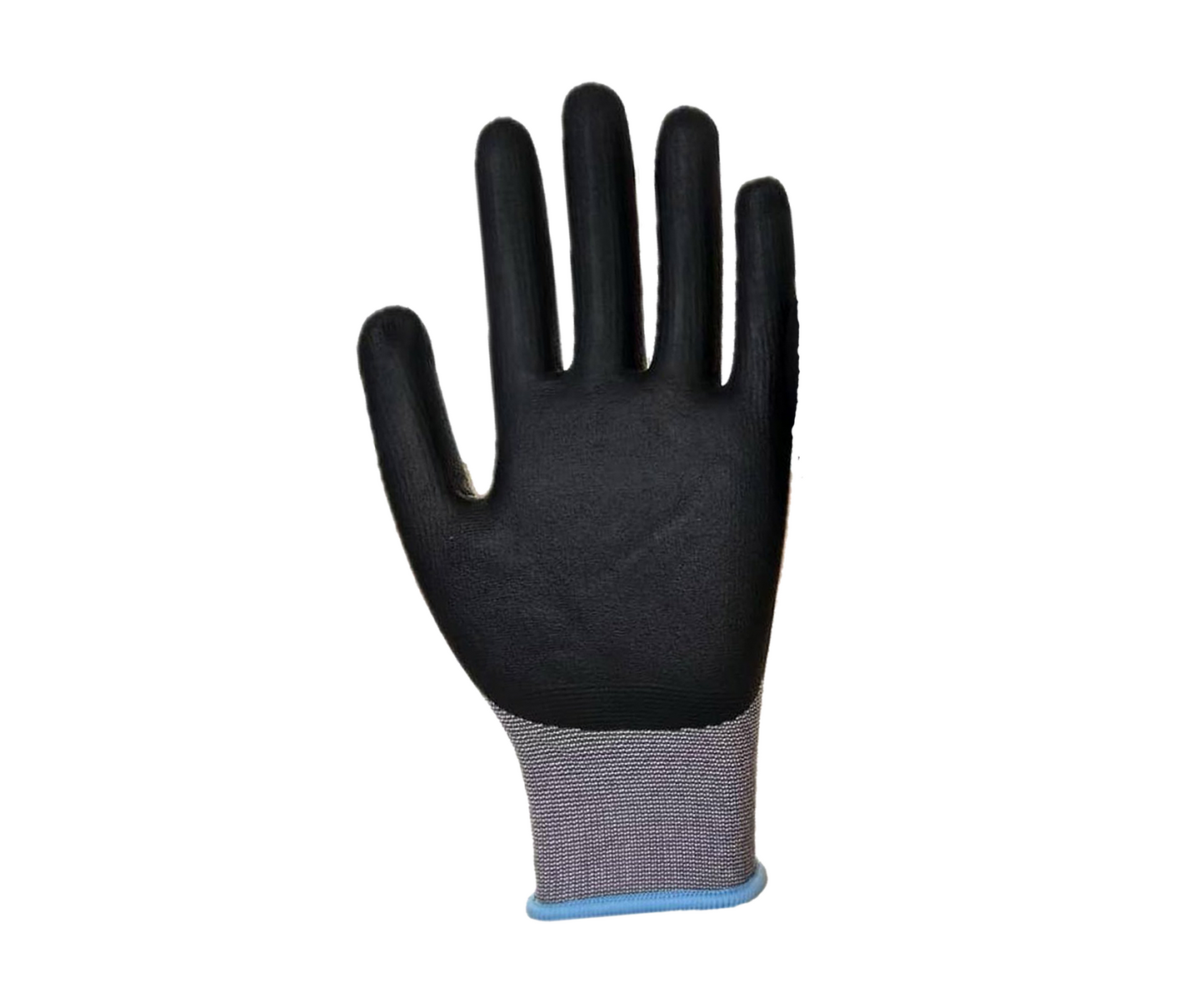 PowerFlex Arbeitshandschuhe aus Nitril und Nylon, ideal für Montage und Bau, mit hohem Grip und Chemikalienschutz.