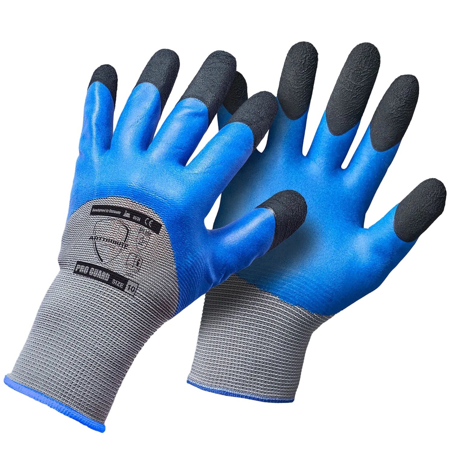 ProGuard Handschuhe – doppelte FOAM-Latex-Beschichtung