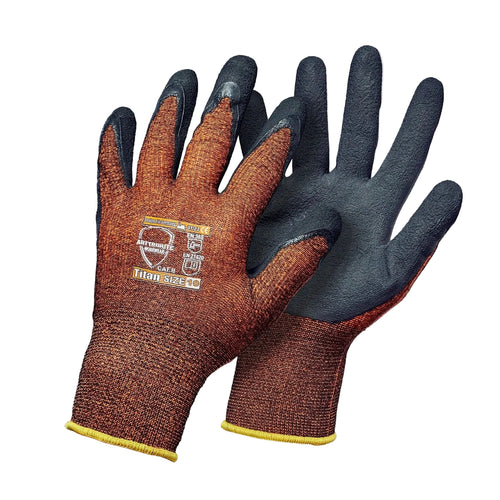 Titan Handschuhe – Schaumlatex Detailansicht